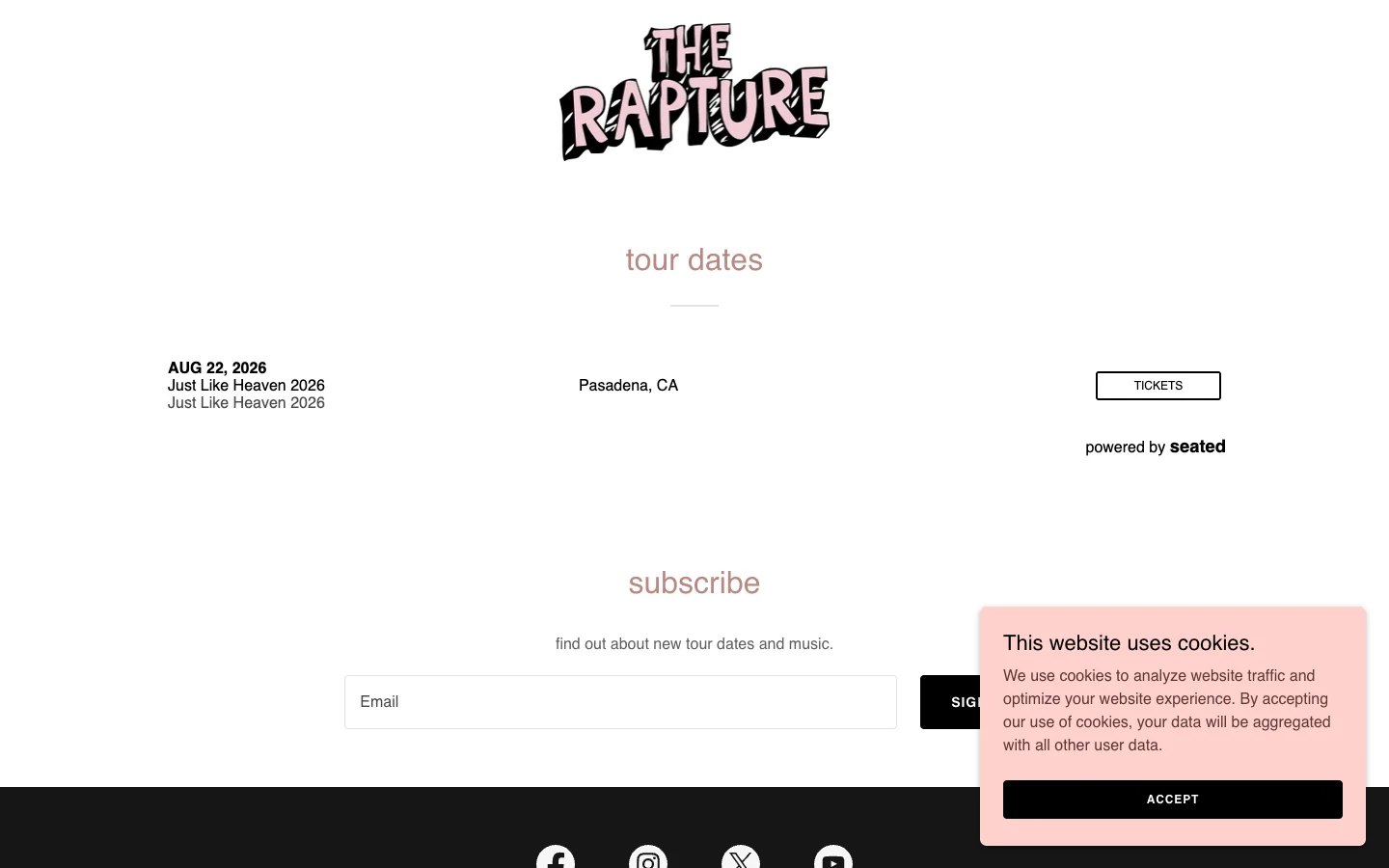 The Rapture — Indie Rock Band